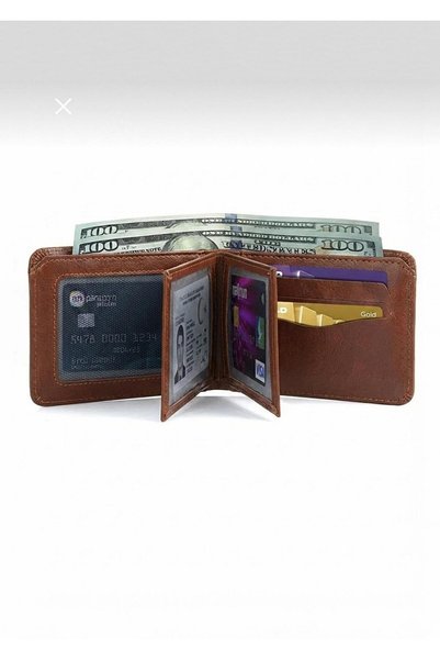 Duke Nickle Erkek Kahverengi Çanta Cüzdan Hediye Set