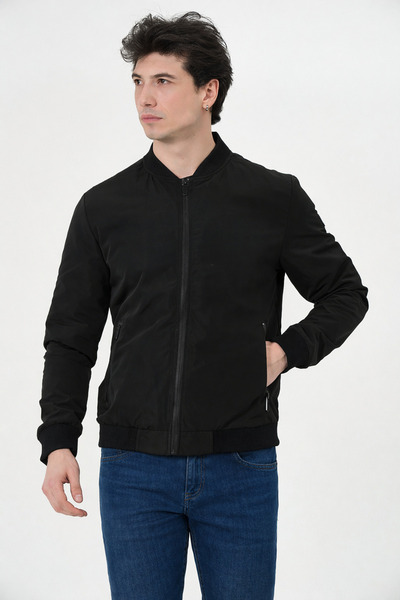 PIQUE Men's Coat Ribana Detailed Men's Coat