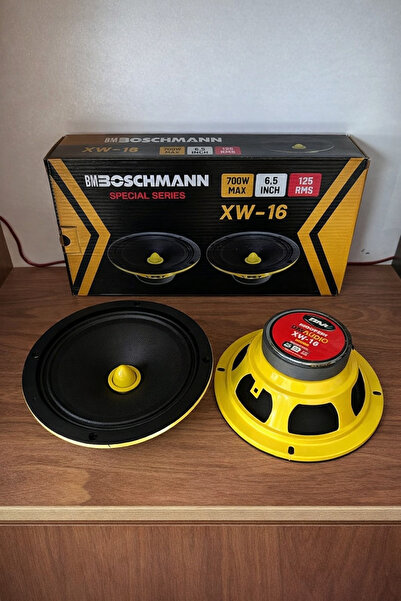 Black Oto Bakım BOSHMAN 16 cm midrange oto hoparlör 700 wat 125 rms yüksek ka...