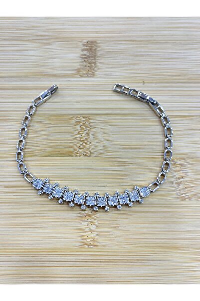 LUMI TAKI-SAAT Xpng Silver Color Zircon Colorful Stone Bracelet