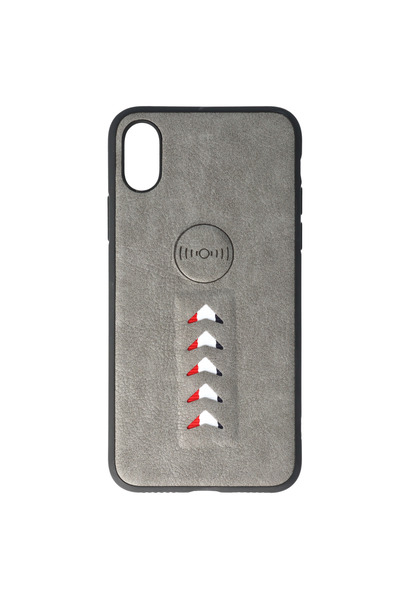 SEP TPU Leather Arrow Apple iPhone X Case Gray