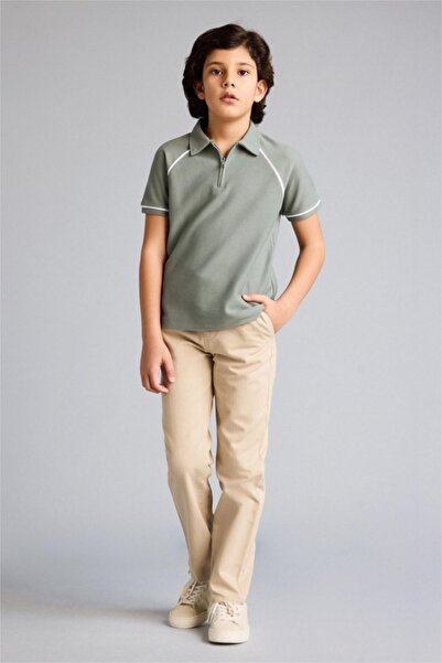 DeFacto Boy's Canvas Trousers G6734A8/Bg716 Beige