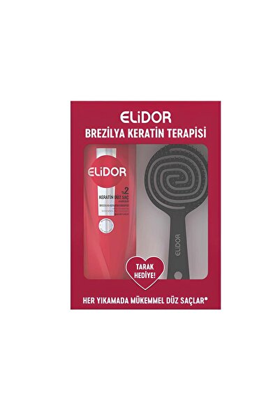 Elidor ŞAMPUAN BREZİLYA KERATİN TERAPİSİ 400 ML +ELİDOR TARAK