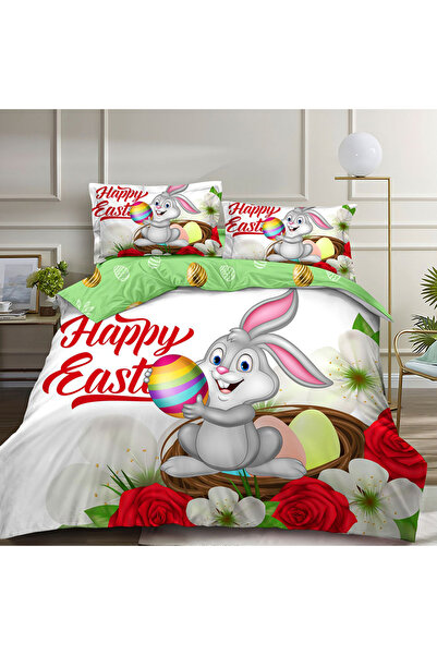 OEM Easter Duvet Cover Set for double bed 2 people, 4 pieces, Finet, DREAM-1653