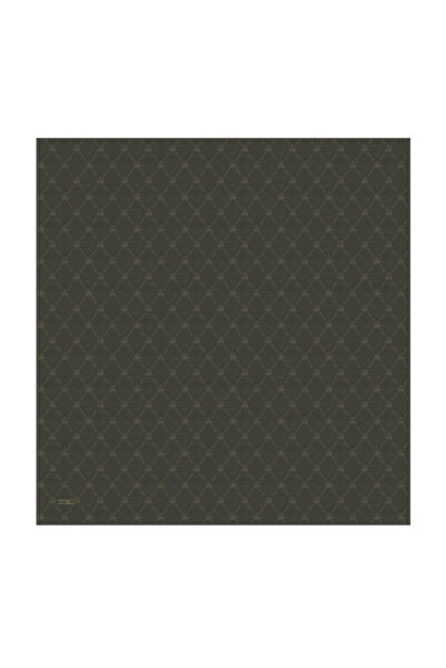 Bursa İpek Pine Monogram Pattern Silk Cotton Scarf