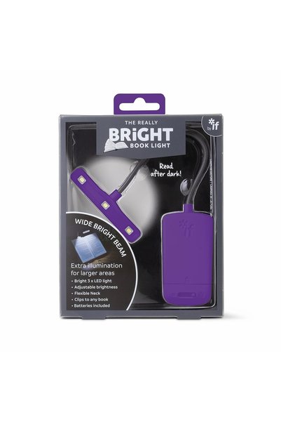 Generic Brand If the Really Book Reading Lamp Purple