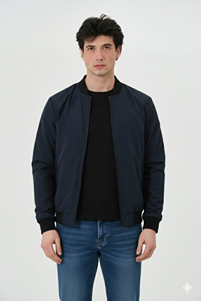 PIQUE Men's Coat Ribana Detailed Men's Coat