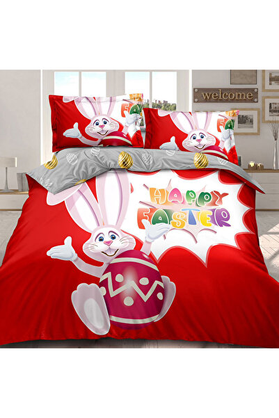 OEM Easter Duvet Cover Set for double bed 2 people, 4 pieces, Finet, DREAM-1650