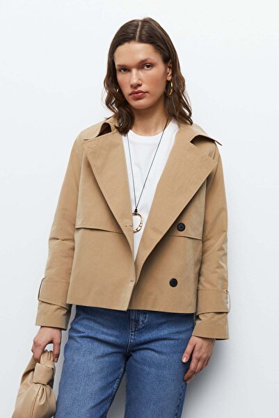 urban focus Kruvaze Kısa Trençkot