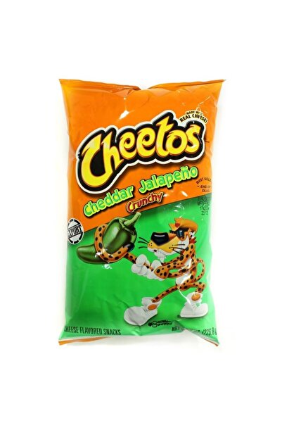 Cheetos رقائق الذرة المنتفخة بنكهة الشيدر والهالبينو 226.8 غرام