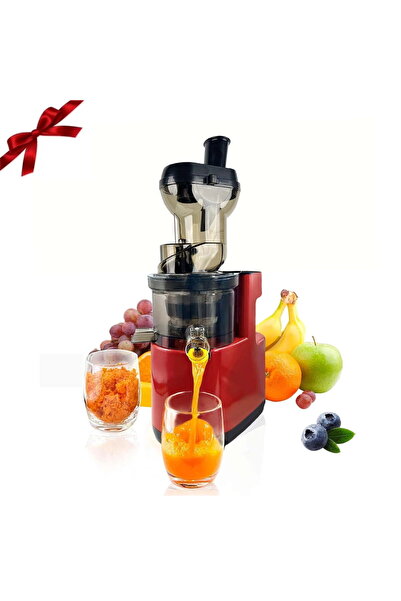 PUKON Cold Press Juicer, 150W Slow Masticating Juicer for Whole Fruits and Ve...