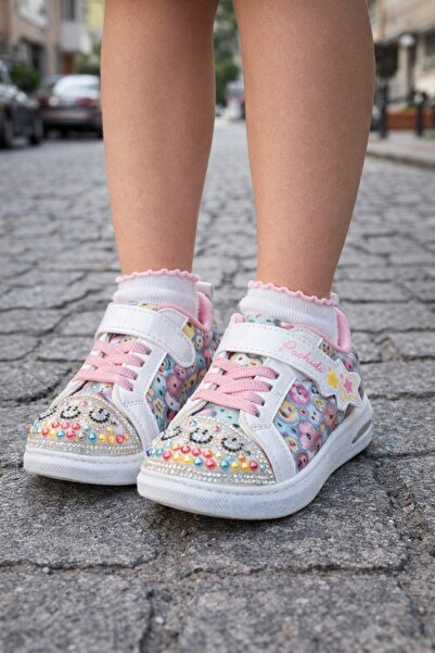 minibonito Pantofi pentru fete decorati cu pietre stralucitoare