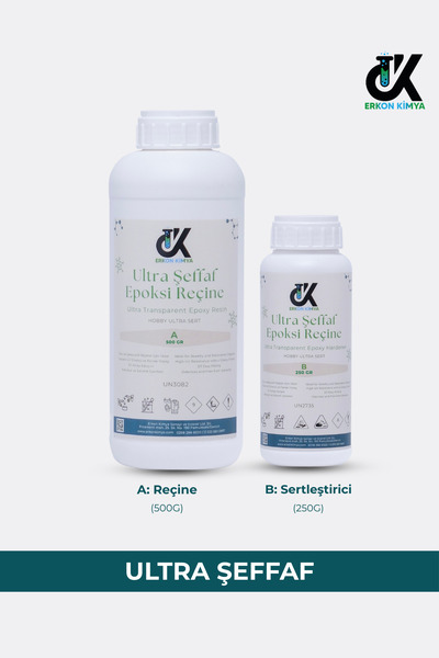 ERKON KİMYA ULTRA ŞEFFAF ULTRA SERT Hobby Epoxy 750 GR