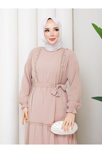 CLB COLLECTION Women's Lace Detailed Dress