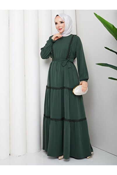 CLB COLLECTION Women's Lace Detailed Dress