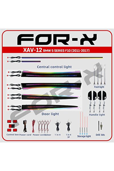 For-X BMW F10 (2011-17) ARACA ÖZEL AMBİYANS SET XAV-12