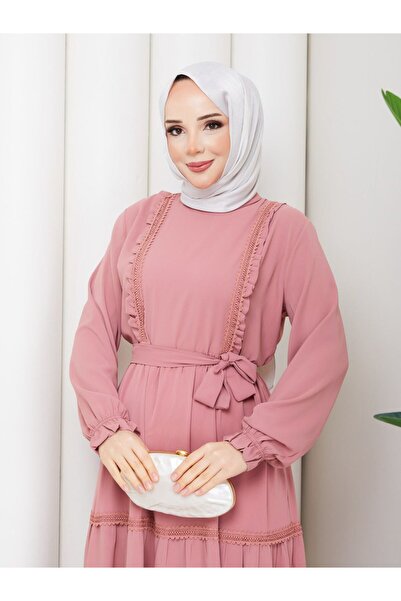 CLB COLLECTION Women's Lace Detailed Dress