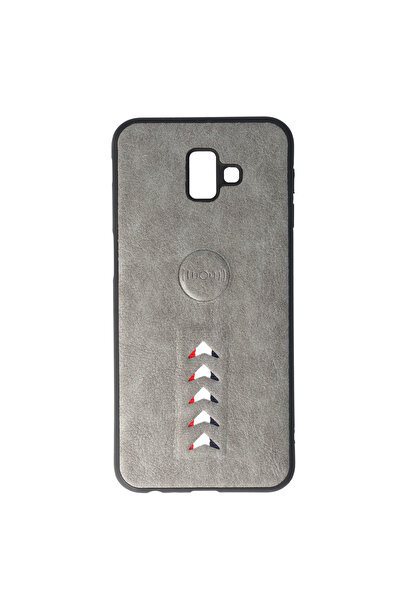 SEP Case TPU Leather Arrow Samsung Galaxy J6 Plus Gray