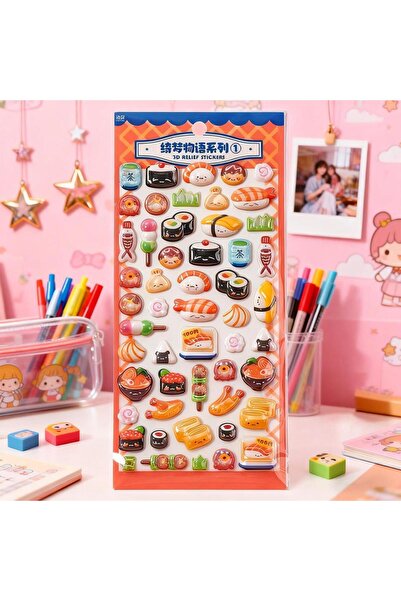 Choice ملصقات ثلاثية الأبعاد للأطفال، ملصقات سوشي، ملصقات ثلاثية الأبعاد منتف...