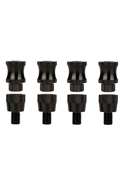 Choice 4 قطع من موصلات هيريسي AQ216 سريعة التغيير لصيد الكارب، مصنوعة من الأل...