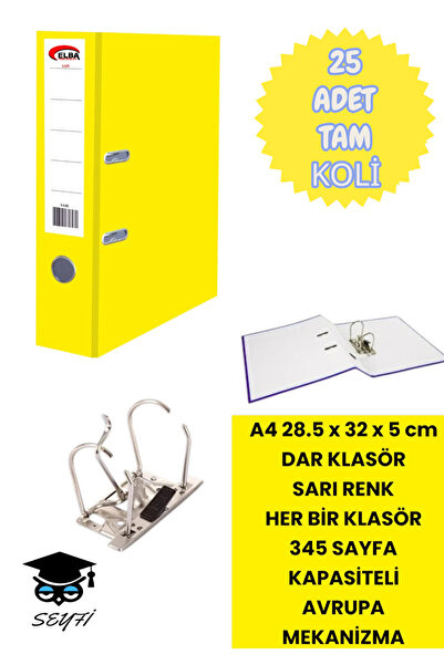 SEYFİKİRTASİYE مجلد مكتبي A4، منظم أوراق مكتبية، مجلد بحلقة معدنية مزدوجة، آل...