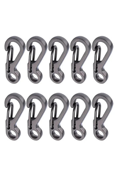 Choice مجموعة أدوات رياضية رمادية اللون مكونة من 10 قطع، تتضمن مشابك حقيبة ظه...