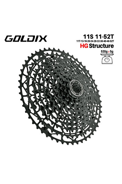 Choice9 11 Speed 11T-52T GOLDIX Ultralight Bicycle Cassette Freewheel Carbon ...