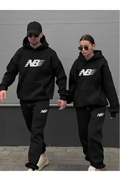 Flaubert Unisex Printed Oversized Sweatshirt - Sweatpants 2-Piece Set 00