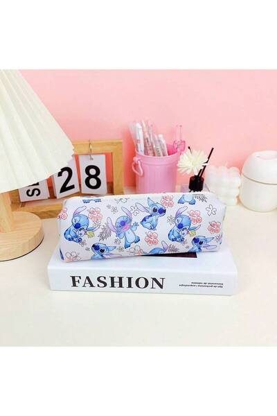 Choice6 One Size xia wei yi cartoon Stitch large capacity pencil case - Stitc...