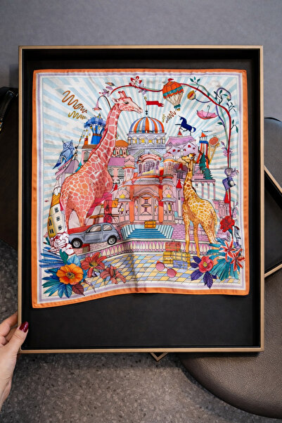 Behills Bandană pentru femei, eșarfă cu model din țesătură de raion, cusături...