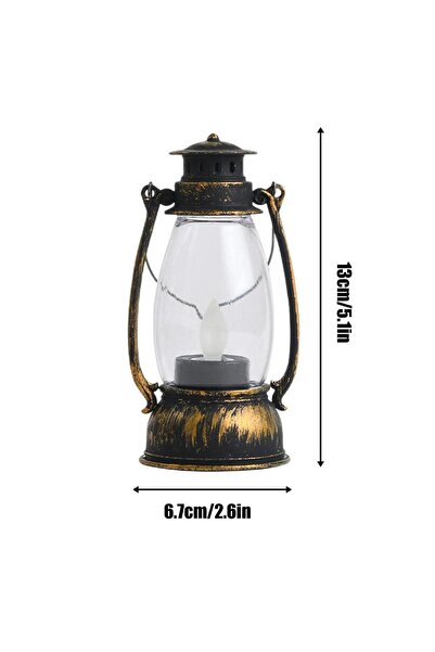 Choice1 B Vintage Lantern Battery Lanterns Decorative Indoor Flame Flickering...