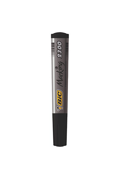 Bic Permanent Marker Black Chisel Tip 2300