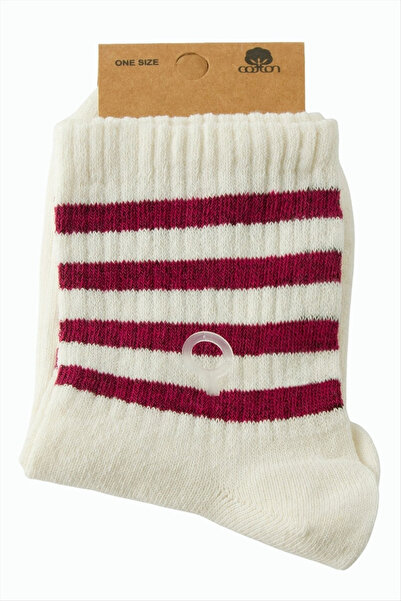 Bijuteri Net Striped College Socks 8*28