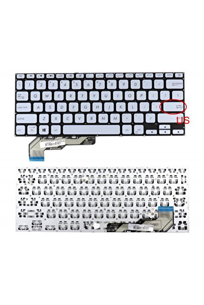 ASUS Tastatura Blue VivoBook S14 S403F layout US fara rama enter mic