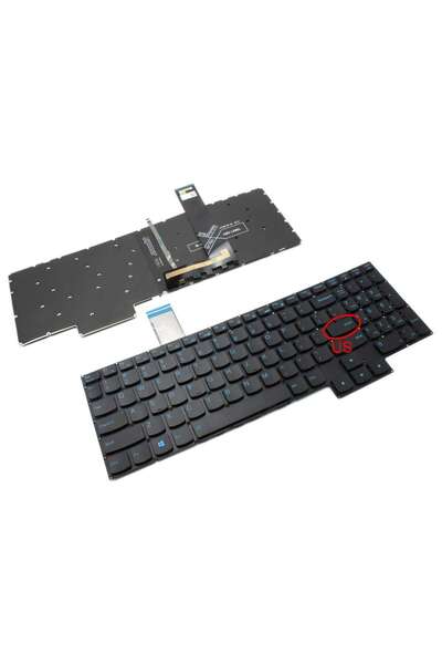 LENOVO V193220BS1-US keyboard blue backlight US layout without frame small enter