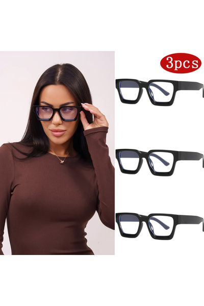 Choice 3 قطع نظارات ركوب الدراجات Z09، 3 قطع بإطار مربع، نظارات مزخرفة، ماركة...