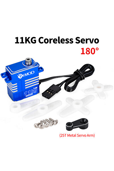 Choice1 180-25T 9IMOD RC Digatal Servo 11KG Coreless Metal Gear Servo 4.8-8.4...