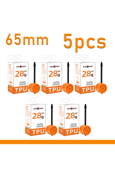 Choice6 65mm (5PCS) 1/2/5/10PCS Road Bicycle Tpu Inner Tube Ultra Light 700c ...