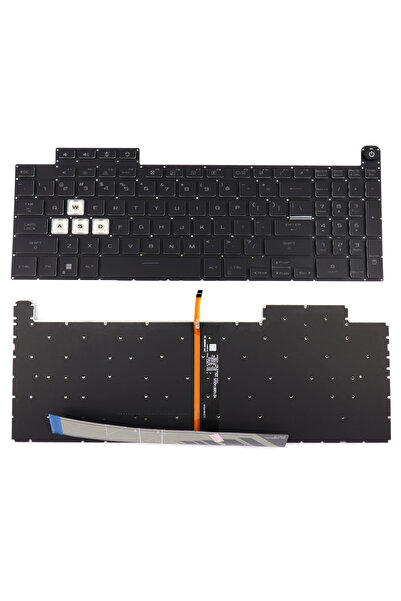 ASUS TUF F17 FX707ZE клавиатура с подсветка, американска подредба без рамка, ...