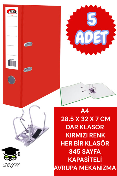 SEYFİKİRTASİYE Dosar A4 pentru birou, organizator de documente, dosar cu inel...