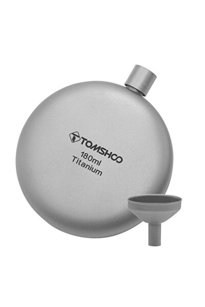 Choice1 قارورة تيتانيوم سعة 150 مل/180 مل للمشروبات الكحولية والويسكي والنبيذ...