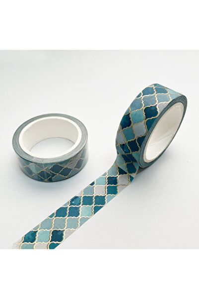 Choice5 لفة شريط واشي ذهبي ليزري إبداعي 15 مم × 7 م، شريط ورقي جمالي، دليل تخ...