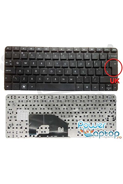 HP Mini 210 1000 keyboard UK layout without frame large enter