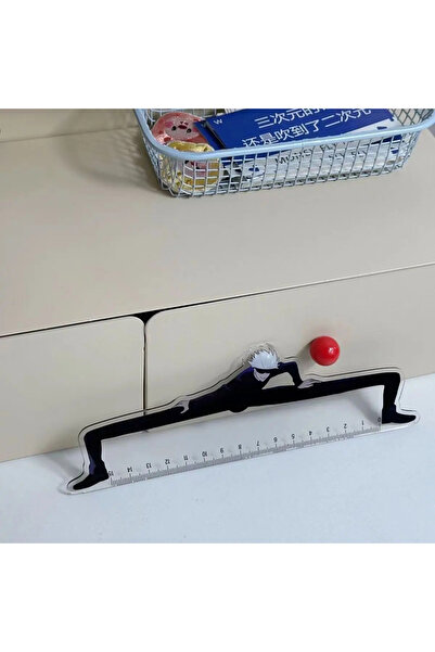 Choice Satoru-Gojo 15cm Satoru Gojo Straight Ruler Figure Creative Funny Clea...