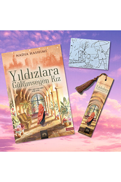 Arkadya Yayınları YILDIZLARA GÜLÜMSEYEN KIZ / PÜSKÜLLÜ AYRAÇ VE KARTPOSTAL HE...