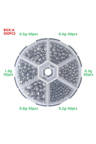 Choice 300 قطعة - علبة من DNDUJU، 300 قطعة من حلقات الرصاص الدائرية المنقسمة ...
