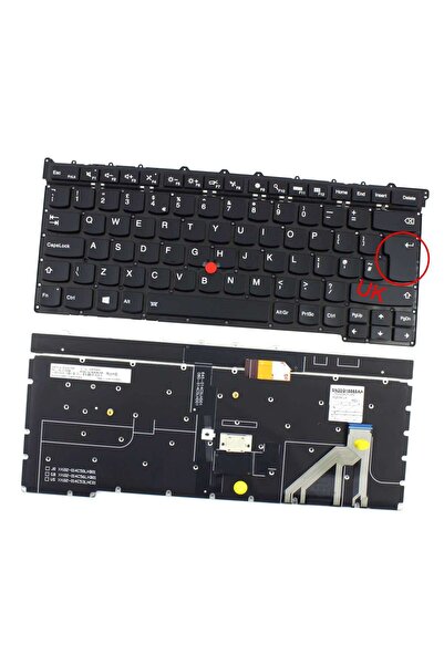 LENOVO Tastatura Thinkpad X1 Carbon GEN 3 2015 iluminata layout UK fara rama ...