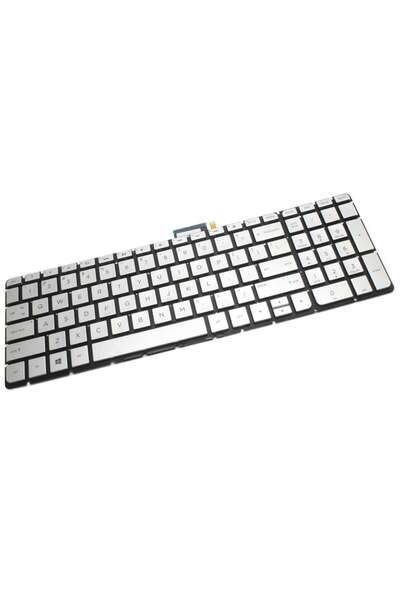 HP Silver keyboard SN6143BL2 illuminated US layout without frame enter small