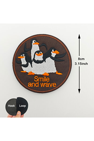 Choice1 رقعة فيلكرو مطرّز بطريق كرتوني مبتكر، قطعة واحدة، نمط-ب، زينة للملابس