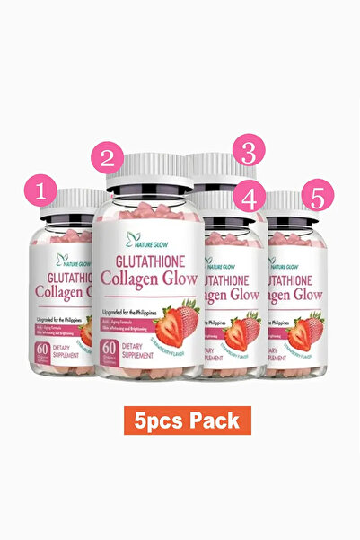 NATUREGLOW 5 pcs Nature Glow Glutathione Collagen Glow – Strawberry